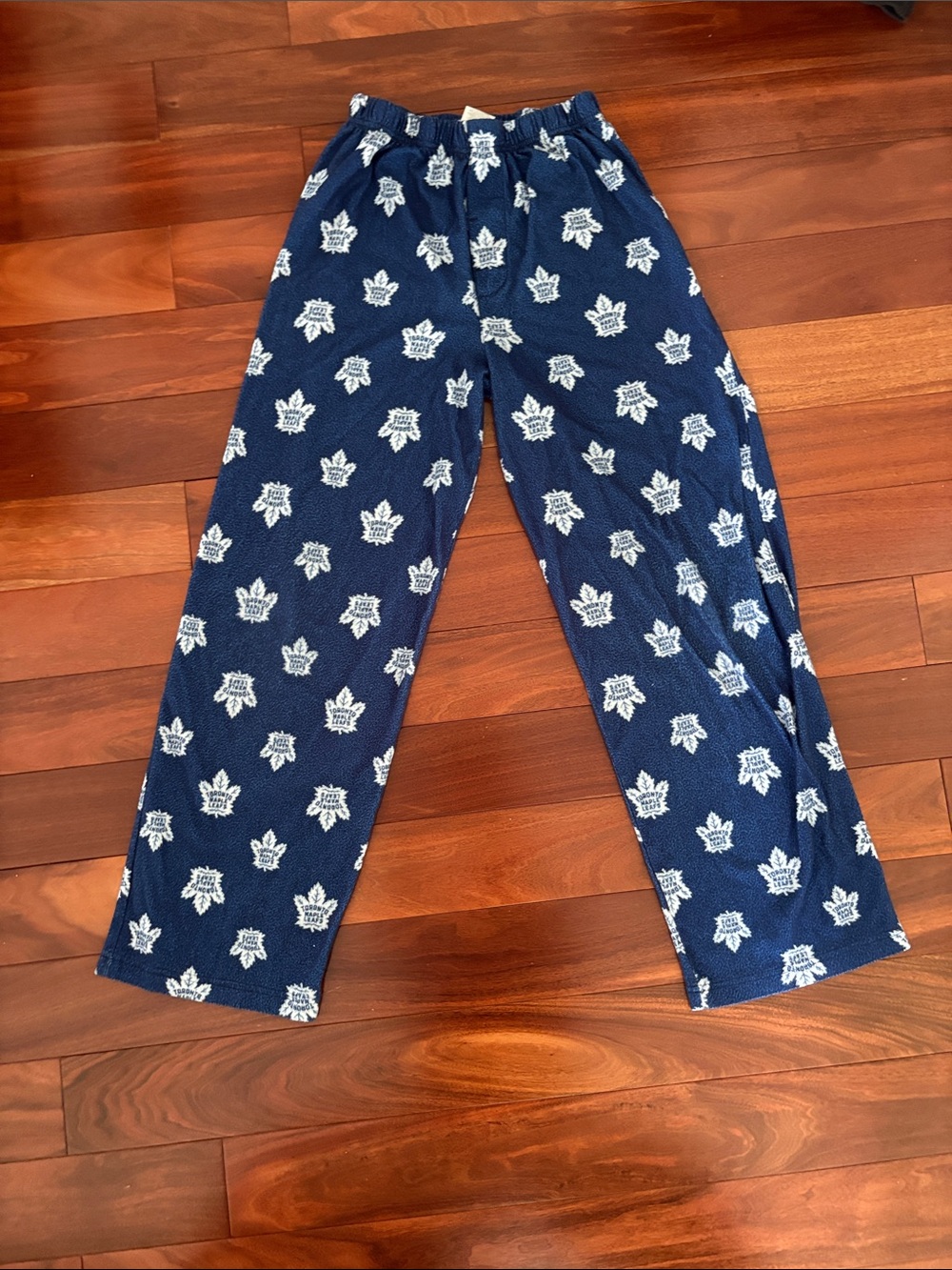 Kids Boys/Unisex NHL Toronto Maple Leafs Navy Blue Pajama Pants